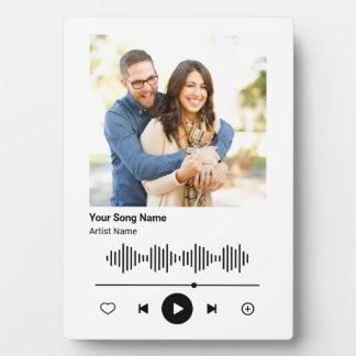 Placa Expositora Tu Personalizado de música fotográfica tu canción