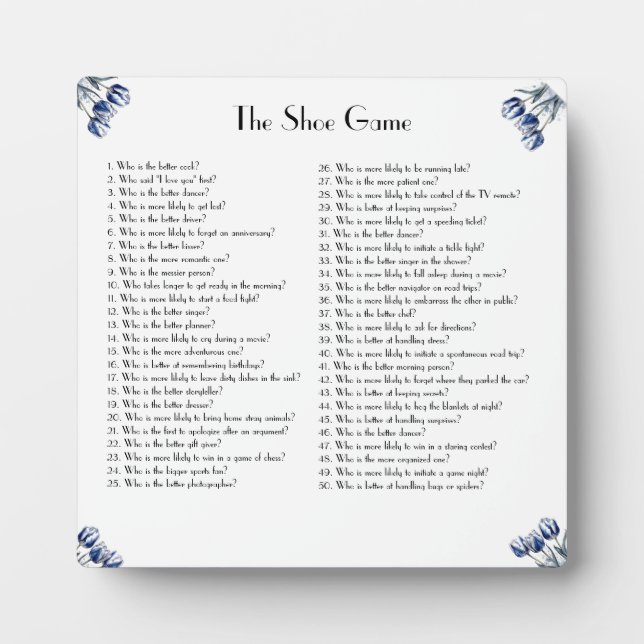 Placa Expositora Tulipanes en el personalizable azul Delft (Frente)