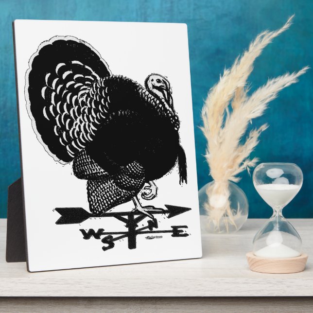 Placa Expositora Turkey Weathervane (Lado)