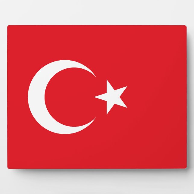 Placa Expositora Turkish Flag (Frente)