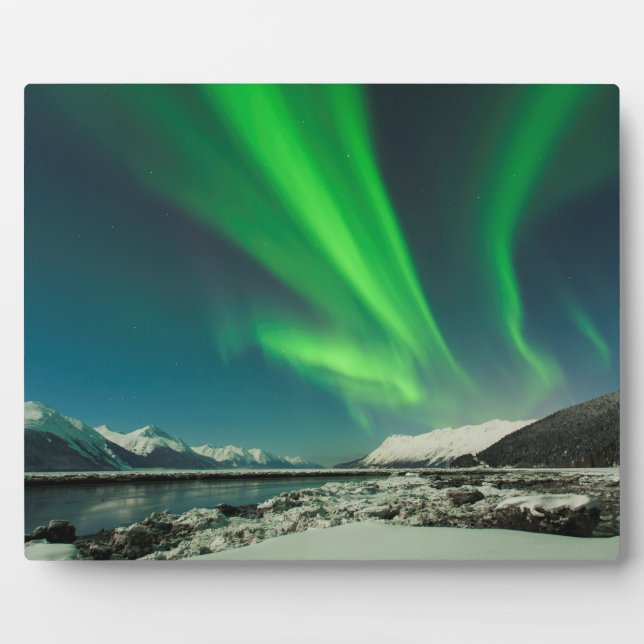 Placa Expositora Turnagain Arm Aurora (Frente)