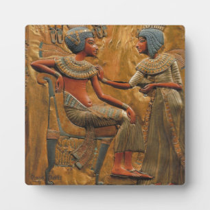 Placa Expositora Tutankhamun y Ankhesenamun