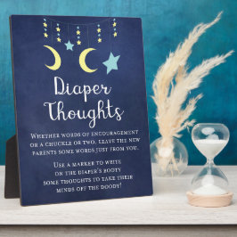 Placa Expositora Twinkle Twinkle Baby Shower Game Plaque