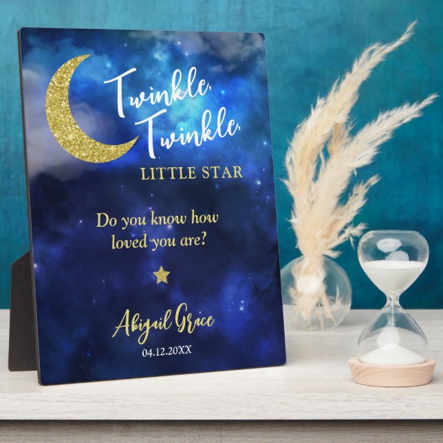 Placa Expositora Twinkle Twinkle Little Star (Lado)