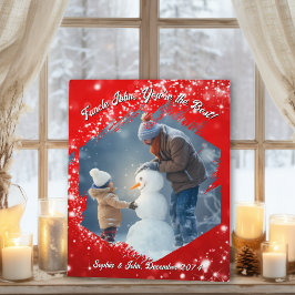 Placa Expositora Twinkling Stars Red Bruske Foto Frame