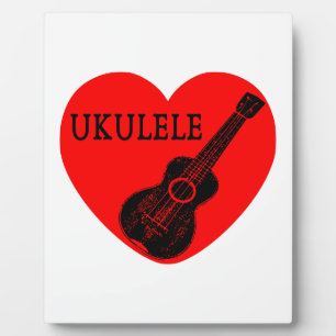 Placa Expositora Ukulele Love