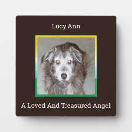 Placa Expositora Un ángel amado y atesorado