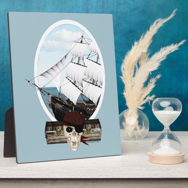 Placa Expositora Un barco pirata (Lado)