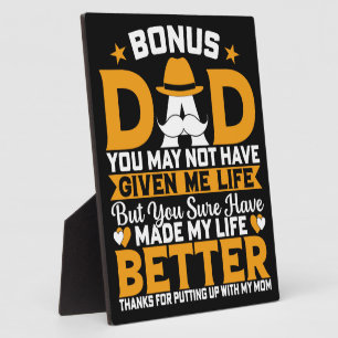 Placa Expositora Un bono para el amor de papá - incondicional y ver