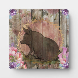 Placa Expositora Un cerdo