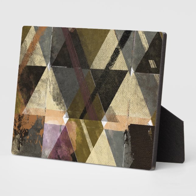 Placa Expositora Un diseño abstracto moderno (Lado)