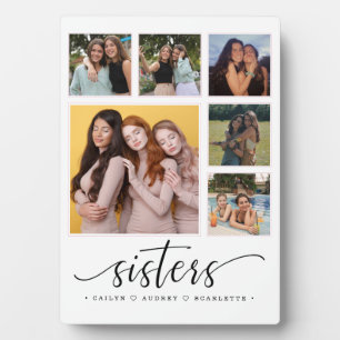 Placa Expositora Un equipo de hermanas de la escuela moderna