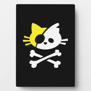 Placa Expositora Un gato pirata