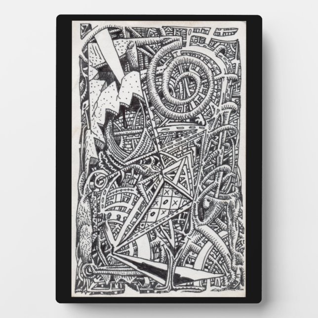 Placa Expositora Un Juego Antiguo (Frente)
