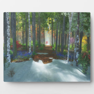 Placa Expositora Un largo día de caminata