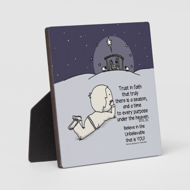 Placa Expositora Un momento para cada propósito (Anverso)