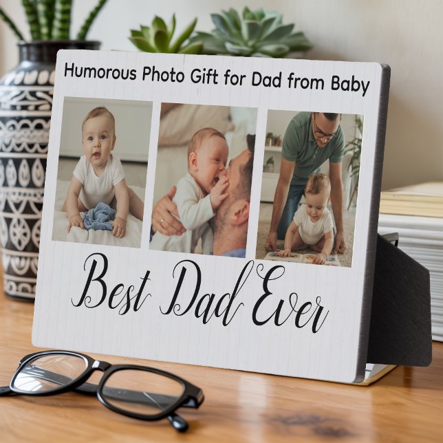 Placa Expositora Un regalo de fotos humorístico/Personalizado es el (Subido por el creador)