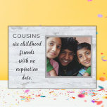 Placa Expositora ¡Un regalo especial! Plaque de fotos de los primos<br><div class="desc">¡Les encantará durante años por venir!</div>