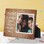 Placa Expositora ¡Un regalo familiar especial! Plaque de fotos de l<br><div class="desc">¡Les encantará durante años por venir!</div>