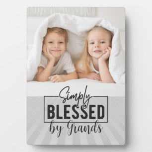 Placa Expositora ¡Un regalo para los abuelos! Simplemente bendecido