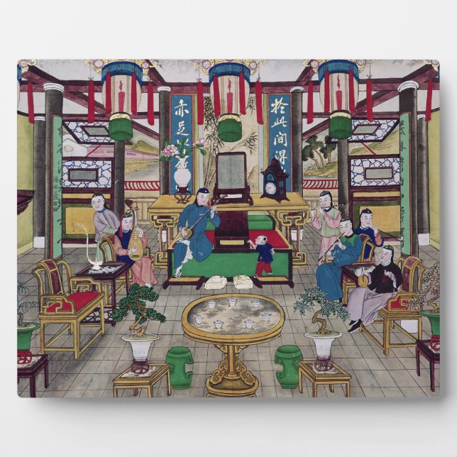 Placa Expositora Una habitación en la casa del Sr. Kong, un comerci (Frente)