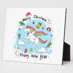 Placa Expositora Unicorn navidades