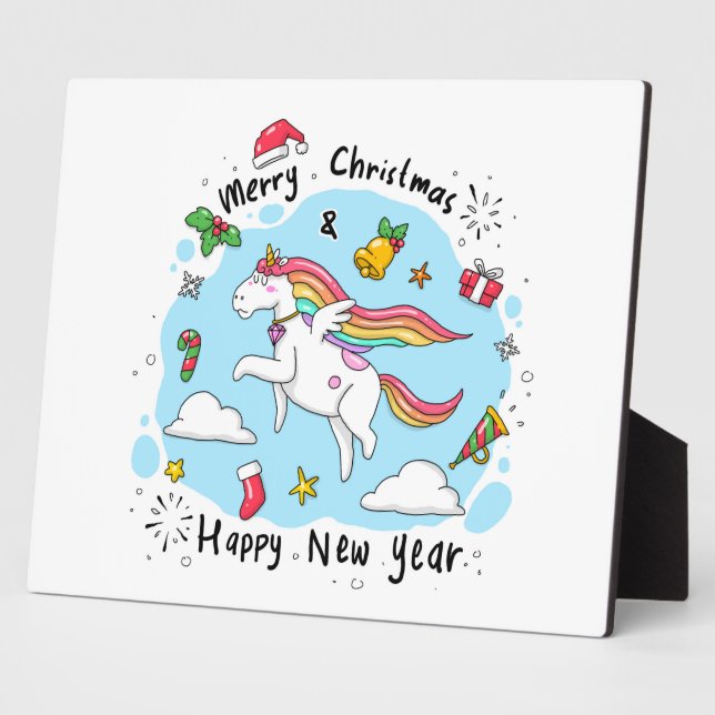 Placa Expositora Unicorn navidades (Lado)