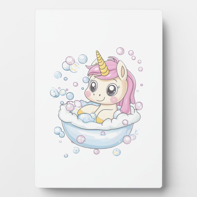 Placa Expositora Unicornio de Baño de Burbujas (1) (Frente)