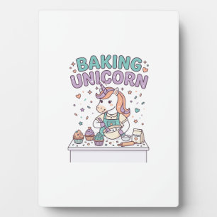Placa Expositora Unicornio Horneando Producto Gráfico de Moda Unico