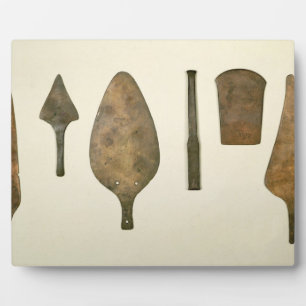 Placa Expositora Utensilios de cobre, Harappa, 2300-1750 a.C.