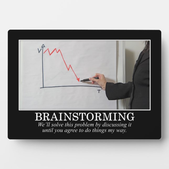 Placa Expositora Vamos a hablar hasta que estés de acuerdo conmigo. (Frente)