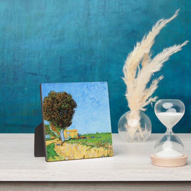Placa Expositora Van Gogh - A Lane Near Arles, (in situ)