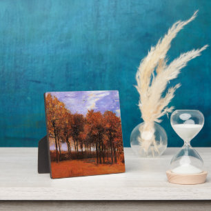 Placa Expositora Van Gogh - Paisaje otoñal, arte fino,