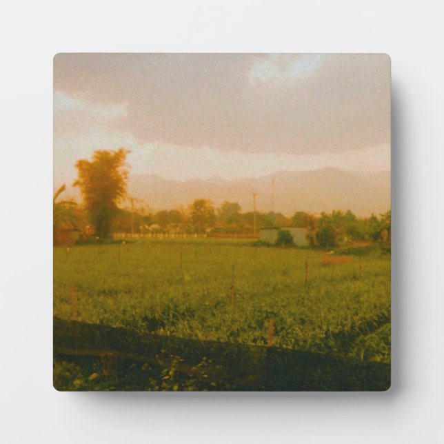Placa Expositora Vang Vieng - Laos  (Frente)