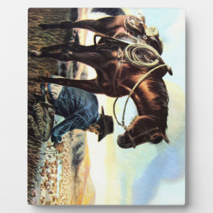 Placa Expositora Vaquero rezando