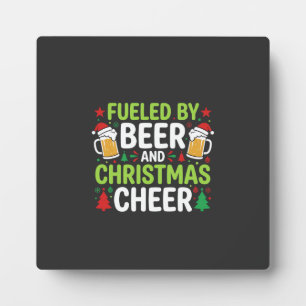 Placa Expositora Vector de cerveza alegría navideña de vacaciones b