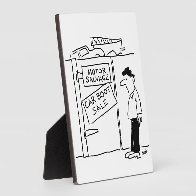 Placa Expositora Venta de arranque de coche Scrapyard para los fabr (Lado)