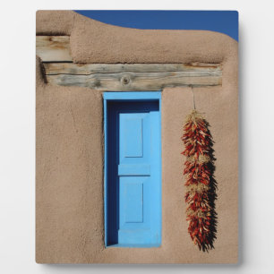 Placa Expositora Ventana azul de Taos