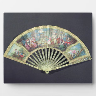 Placa Expositora Ventilador de la Corte, francés, siglo XVIII (marf