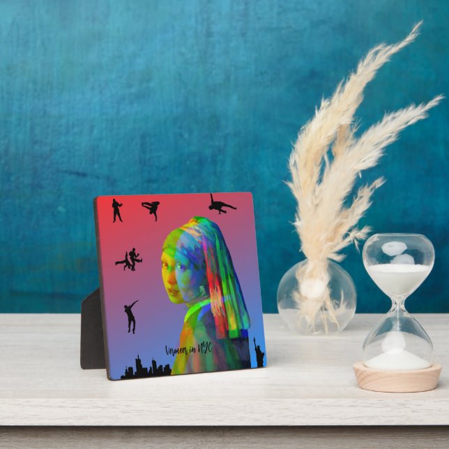 Placa Expositora Vermeer en Nueva York (in situ)