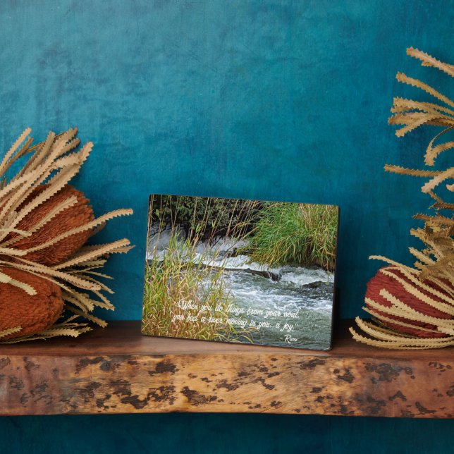 Placa Expositora Verso de poesía Rumi (Lado)