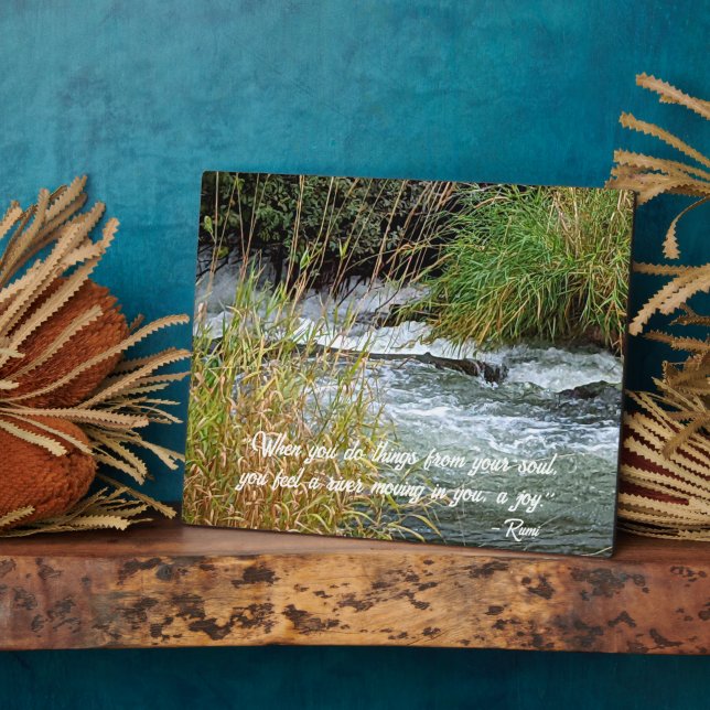 Placa Expositora Verso de poesía Rumi (Lado)