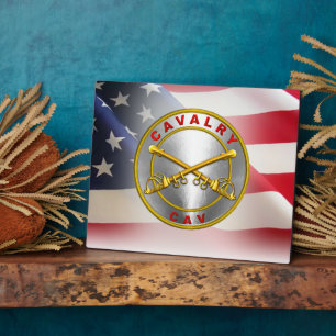 Placa Expositora Veterano de Caballería "Trooper CAV"