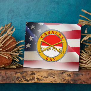 Placa Expositora Veterano de Caballería "Trooper CAV"