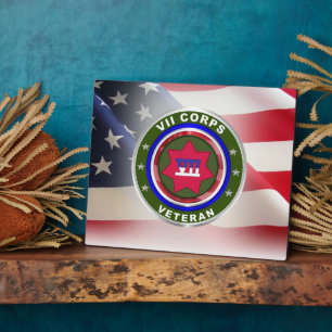 Placa Expositora Veterano del Cuerpo VII