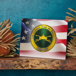 Placa Expositora Veterano del Ejército Armor