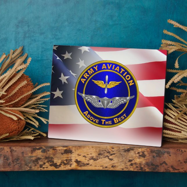 Placa Expositora Veterano del Ejército de Alas de Aviación (Lado)