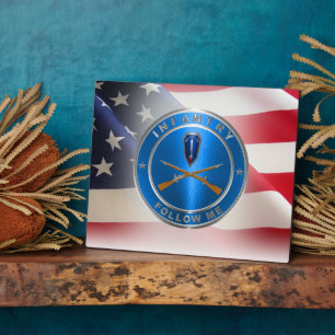 Placa Expositora Veterano del Ejército de Infantería