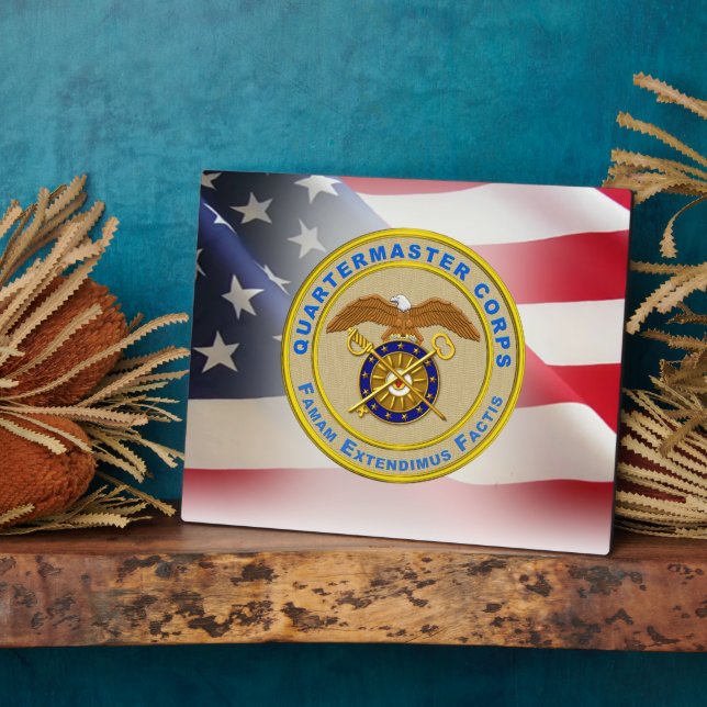 Placa Expositora Veterano del Ejército del Cuerpo de Cuarteros (Lado)