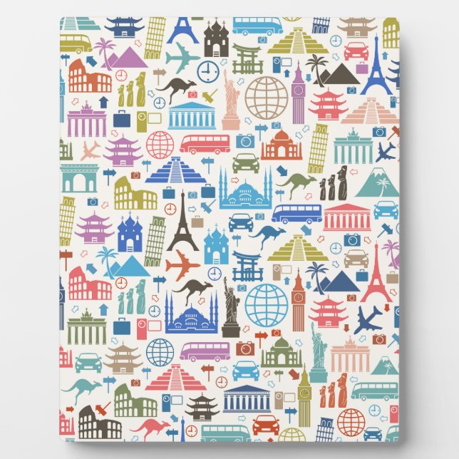 Placa Expositora viaje en el mundo (Frente)